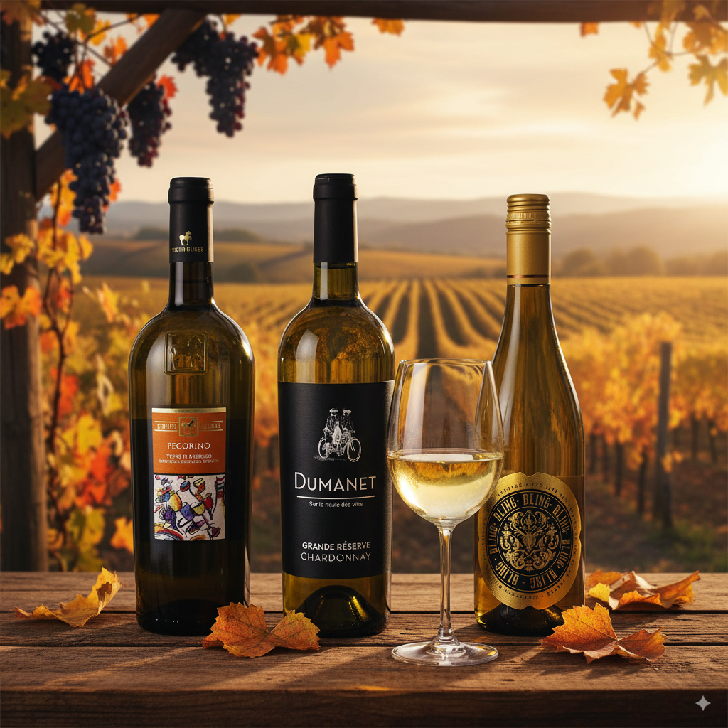 Weißweinzeit im Herbst